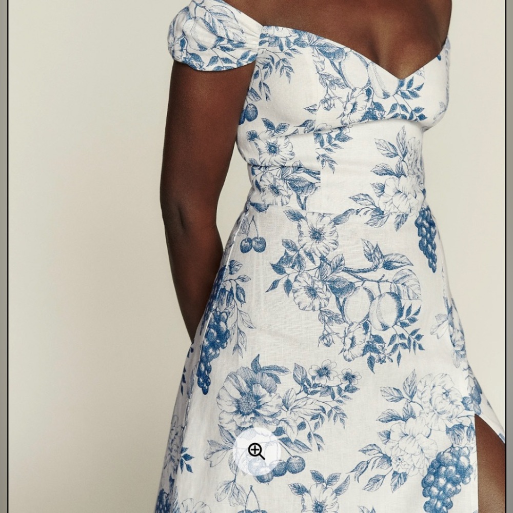 Bridgton Linen Dress Size 4 - Picture 2 of 3